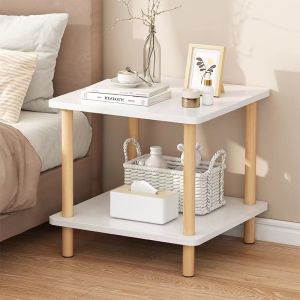 Sofa side table Living room mini square table Simple side cabinet by the bed