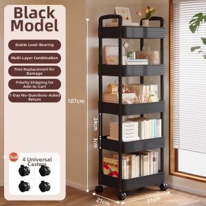 MINGZHIYIFAN | Bathroom Storage Rack Multi-layer Mobile