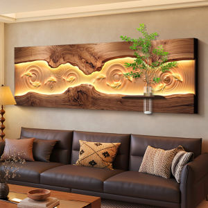 YUANSHU | Wabi Sabi Style Nine Fish Painting Decorative Wall Art