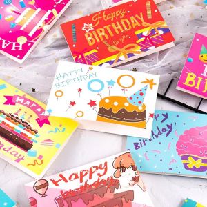 NOVELTY Creative Colorful Hand Drawn Birthday Wish Greeting Gift Card Kad Hadiah Harijadi Love Confess Express Stationery Gift Wrapping Valentine Christmas Farewell Anniversary Wedding Seasonal Graduation Love Encouragement 礼品心愿卡 生日卡 祝福 卡片