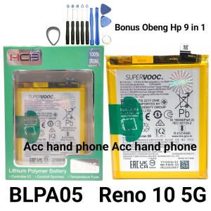Bonus obeng. Baterai Battery Oppo Reno 10 5G BLPA05 Original 100