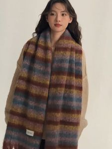 Warm Scarf for Women Travel Pashmina Blanket Wraps Female Thick Soft Bufanda Big Tassel Shawl Long Poncho Echarpe