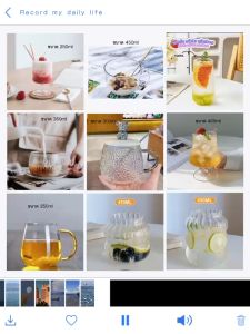 แก้วน้ำแก้วกาแฟแก้วเบียร์มี9แบบให้เลือก