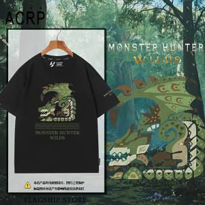 Game Merch Combed Cotton T-Shirt Short-sleeved