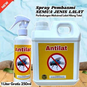 Spray Pembasmi Lalat Rumah | Lalat Tanaman | Lalat Kandang | Lalat Pasar | Super Ampuh Lalat Hilang Total | 1 Liter Gratis 250ml