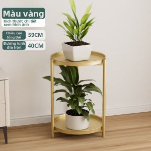 Giá Đỡ Hoa 2 Tầng Kim Loại Cao Cấp