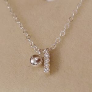 DaVee | 925 Silver necklace zircon necklace 纯银项锆石锁骨项链