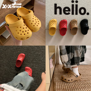 XIXITIAO | Dép Biển Đơn Giản Mùa Hè Nhật Bản cho Bé Trai và Bé Gái Ngoài Trời Kiểu Gia Đình