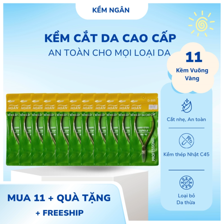 11 Kềm Cắt Da (Loại Tốt) - HOT TẶNG THÊM QUÀ - Kềm Ngân – Thép Nhật ...