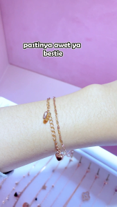 Panlandwoo - Gelang Tangan Stainless Wanita Hannah Adjustable
