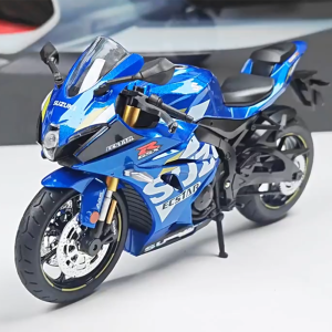 1:12 SUZUKI GSX1000R GSX250SR Motorcycle Model Toy Car Alloy Body Rubber Tires Wheel Steering Motor Models for Kids Toys Gifts