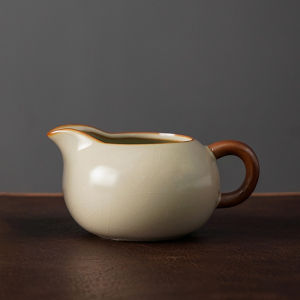 Ge Kiln Tea Cup Kung Fu Tea Set Ice Cracked Ceramics Teapot Cover Teacup Tea Cup Pitcher Tea Making Master Single Cup
