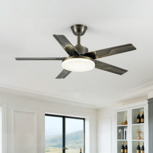 Modern Invisible Diamond Brand Fan Light 2025 New Style Ceiling Mounted Dining Room Living Room Decorative Fan Light 5 Blades Remote Control