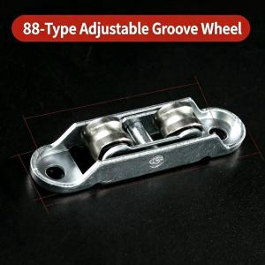 Heavy Duty Zinc Alloy Double Window Rollers Smooth Sliding Silent For Plastic Steel Door Window Replacement【SMQ】
