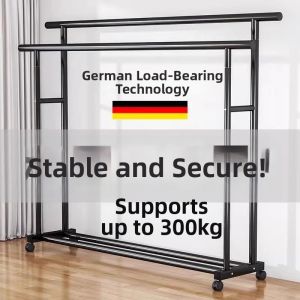 Easy-to-Use Foldable Thickened Clothes Drying Rack