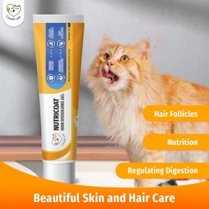CASSIEL PET Nutritional Gel Animal Health Pet Multivitamins for Dog & Cats Nutri Plus [Pet Hair Ball Solution & Increase Appetite