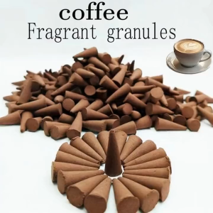 Colorful Incense [Coffee] Fragrance Tower Incense Incense Granules Long-Lasting Fragrance