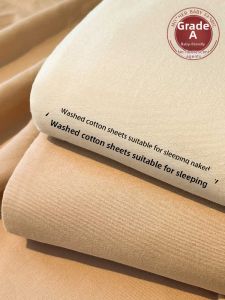 KAMONI | Non-Full Cotton Solid Color Dormitory Bed Sheet for All Seasons