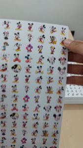 Sticker khen thưởng CHUỘT MICKEY  tờ A4 - 159 Stick - SP4