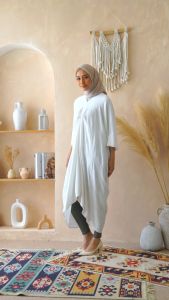 Wulfi Kaftan Warahmah White All Size
