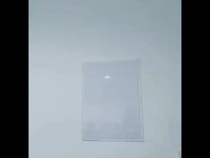 A4 Acrylic Wall Sign Holder Wall Mount Sign Holder Certificate Frames Acrylic Card Slots Poster Display