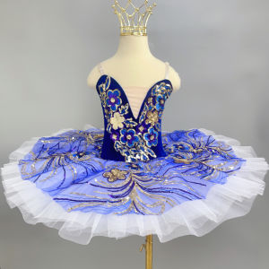 Girls Ballet Performance Outfit Childrens Little Swan Tulle Skirt Performance Costume Professional Swan Lake Dancewear