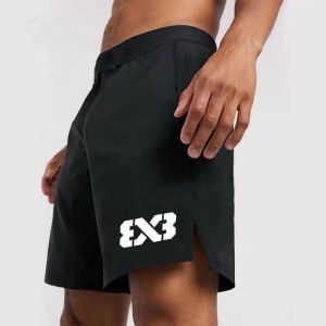Mens Basketball Shorts 3v3 American Style Summer Sports Shorts Four-Legged Running Fitness Training Shorts Quick Dry Breathable