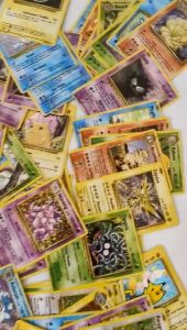 English Pokemon 1996 Year Flash Card Shining Charizard Pikachu Mewtwo trade Card Kids Pokemon Toy