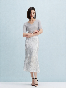 Vero Moda | Chân Váy Cá Chép Bóng Mới Thu