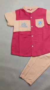 Setelan Koko Anak Laki-laki DOLPHIN 1-9 Tahun - Fashion Muslim Pakistan 1 Set Baju Celana Peci