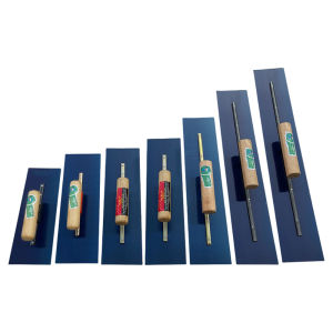 Extended Blue Steel Trowel for Putty Scraping And Floor Paint Tools Complete Set Masonry Tools Long Handle Spade Trowel