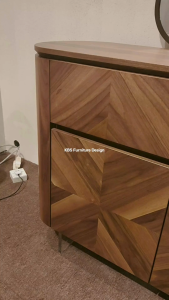 (FREE Installation+Shipping) KBS Lavola Bedframe / High Quality Solid Wood / Floating Acrylic Legs Design / Mid Century Modern / Queen / King