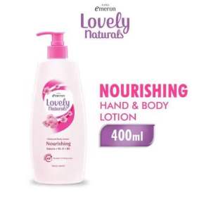 Emeron lovely naturals hand and body lotion 400ml