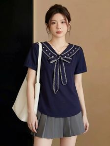 AIYITI | Youthful Tummy Cover Summer Womens T-shirt Plus Size