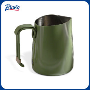 Bincoo Stainless Steel Coffee Latte Art Cup Sharp Tip Milk Froth Cup Professional Coffee Making Tools Milk Frothing Cylinder
