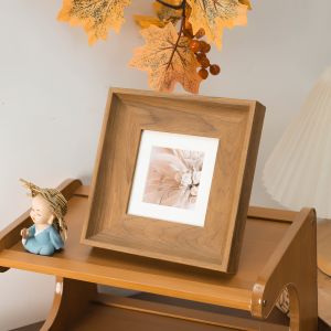 Square Mini Photo Frame Desktop Decoration DIY Exterior Decorative Frame Simple Modern Resin Material Wall Art Piece