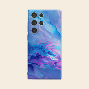 BILIBILI | blue purple marble Luxury Fashion Full Lens Protective Case for Samsung Galaxy S26 S25 S24 A56 A36 Plus Ultra