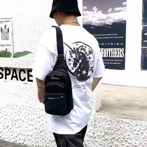 กระเป๋าคาดหน้าอก คาดเอว สะพายข้าง 💡SDOGA6803💡 สไตล์สปอร์ต มี4สี ผ้าไนล่อนกันน้ำ ขนาดกระทัดรัด