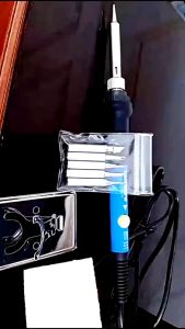 RAJA Taffware Solder listrik timah cepat panas Fast Heating 60W with 5 Tips paket lengkap CS-31