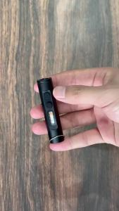 Handheld Mini LED Flashlight Type-C Charging Magnetic Keychain Lamp Camping Lamp with Clip Cap Waterproof Emergency Torch