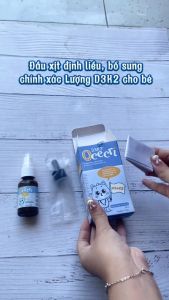 Vitamin D3K2 Ocecri kết hợp DHA giúp bé Cao lớn thông minh | Nhập khẩu chính hãng từ Ý