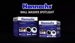 LAMPU SPOTLIGHT LED HANNOCHS WALL WASHER SPOTLIGHT 18W 18 W 18WATT 18 WATT HANNOCHS DOWNLIGHT LED SPOT BODY HITAM/PUTIH WARMWHITE KUNING