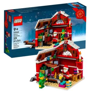LEGO | LEGO Santa Claus Workshop Limited Edition Elf Minifigures Buildable Toy A Mobile Toy Conveyor Belt Christmas New Year Gift 40565