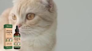 Catnip Oil Drop Relieve Stress Anxiety Promote Relaxation & Mood Balance Reduce Destructive Behaviors Natural Calming Supplement