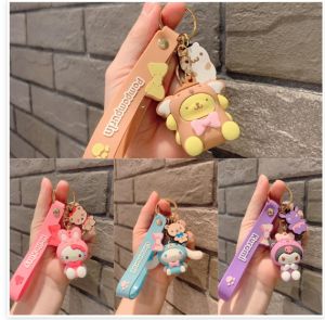 Keychain Gift Ideas: Hello Kitty, Melody, Pompompurin, Kuromi & Cinnamoroll