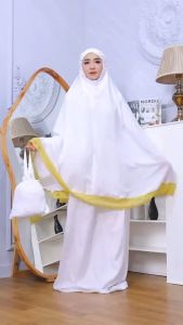 Mukena Natasya Renda Rajut & Mukena Bahan Katun Berkualitas