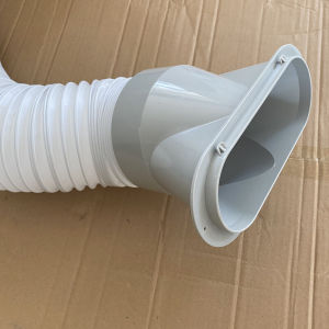Movable Air Conditioning Bezel Window Sealing Partition Exhaust Duct Flat Nozzle Interface Diameter 150 Connector 130mm Accessories
