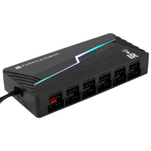 Thermalright | Thermalright ARGB FAN HUB X12 IR Fan Distributor ARGB Controller PWM Temperature Control with IR Remote Control