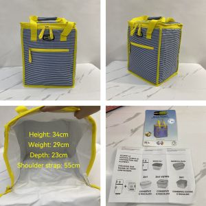 DaVee | Beach thermal pucket Grocery cooler bag Portable cooler bag Supermarket shopping bag