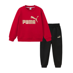 PUMA | Golden and Silver LOGO Fleece Sportswear Set